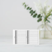 Phone Visitenkarte (Stehend Vorderseite)