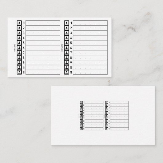 Phone Visitenkarte (Vorne/Hinten)