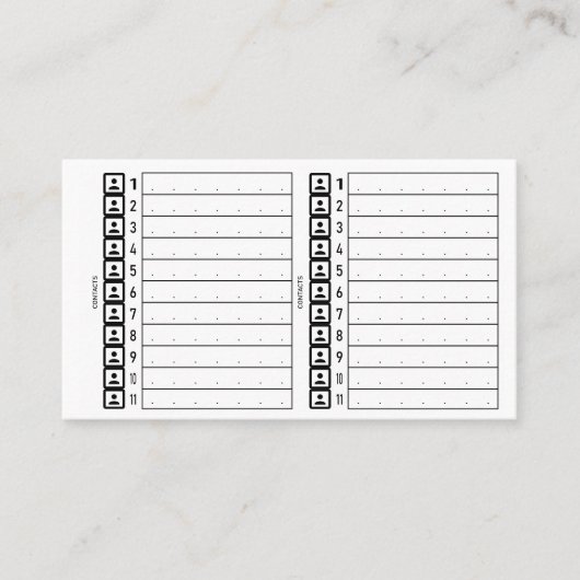 Phone Visitenkarte (Vorderseite)