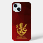 Phonecase für RCB-Liebhaber Case-Mate iPhone Hülle (Rückseite)