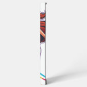 Phonecase mit einem glücklichen Mädchen darauf, fa Samsung Galaxy Hülle (Linke Seite)