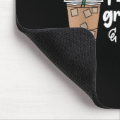 Phoneme Graphemes und Coffein Funny Reading zurück Mousepad (Ecke)