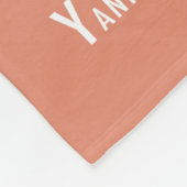 Phonetic Alphabet Aviation Melon Fleece Blanket (Ecke)