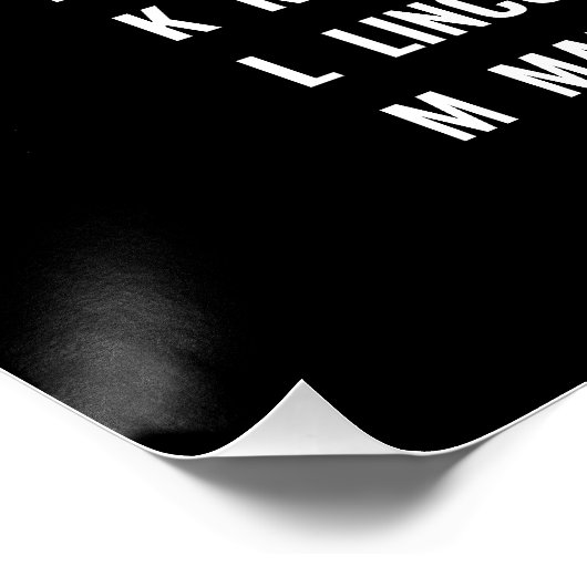 Phonetic Alphabet Police Adam-Boy-Charles Poster (Ecke)