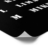 Phonetic Alphabet Poster (Ecke)