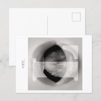 Phonetic Love Mouth Art L Postkarte