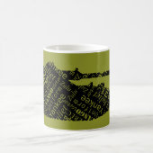 Phonetische Alphabet Army Tank Driver Typografic Kaffeetasse (Mittel)