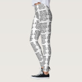 PHONETISCHE ALPHABET/CODE-WORTE LEGGINGS (Links)