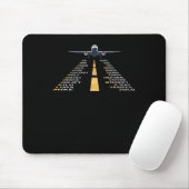 Phonetische Aphabet Pilot Kaddet Flugzeug Geschenk Mousepad (Mit Mouse)