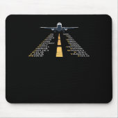 Phonetische Aphabet Pilot Kaddet Flugzeug Geschenk Mousepad (Vorne)
