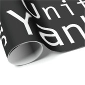 Phonetisches Alphabet Schwarz-Weiß-Muster Geschenkpapier (Rolleneckpunkt)