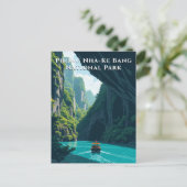 Phong Nha Vietnam Paradise Cave Postkarte (Stehend Vorderseite)