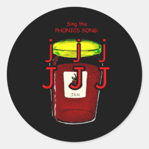 Phonik-Aufkleber Runder Aufkleber