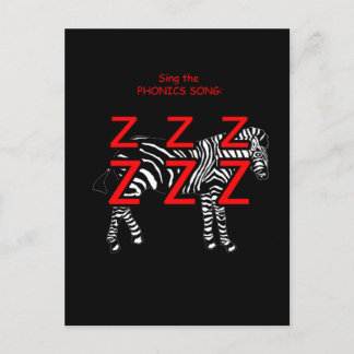 Phonik-Postkarte oder Taschenkarte Postkarte