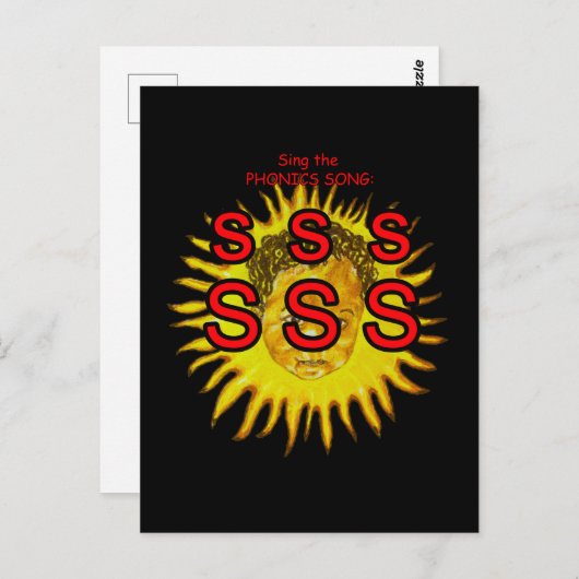 Phonik-Postkarte oder Taschenkarte Postkarte (Vorne/Hinten)