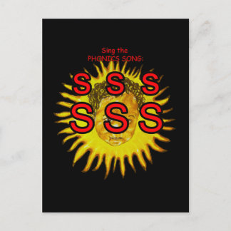Phonik-Postkarte oder Taschenkarte Postkarte