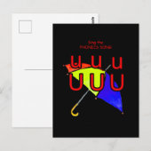 Phonik-Postkarte oder Taschenkarte Postkarte (Vorne/Hinten)