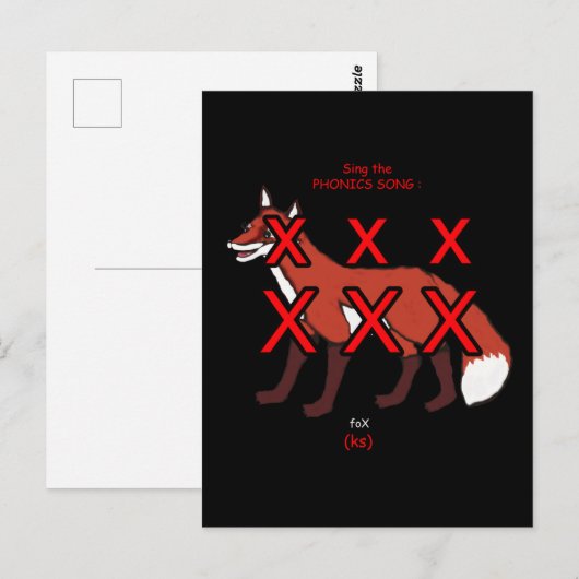 Phonik-Postkarte oder Taschenkarte Postkarte (Vorne/Hinten)
