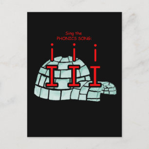Phonik-Postkarte oder Taschenkarte Postkarte
