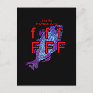 Phonik-Postkarte oder Taschenkarte Postkarte