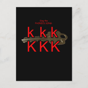 Phonik-Postkarte oder Taschenkarte Postkarte