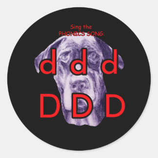 Phonikaufkleber Runder Aufkleber