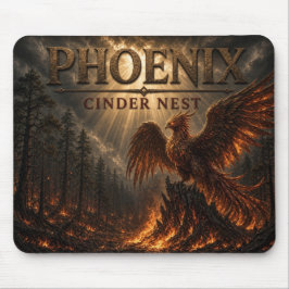 Phönix-Aschennest Dark Realism Mousepad