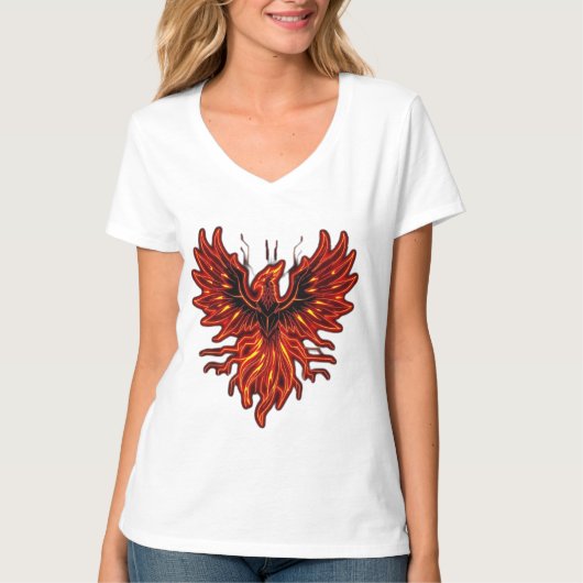 „Phönix – Aus der Asche geboren“ T-Shirt (Vorderseite)