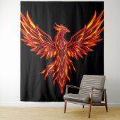 „Phönix – Aus der Asche geboren“ Wandteppich (Beispiel)