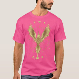 Phönix Bird Moon Phases Hexenmeisterei Pagan ihr T-Shirt
