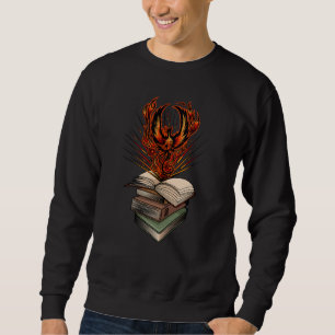 Phönix, der aus den Flammen der Bücher aufersteht, Sweatshirt