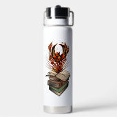 Phönix, der aus den Flammen der Bücher aufersteht, Trinkflasche (Hinten)