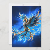 Phönix der Saphir-Dämmerung  Einladung (Rückseite)