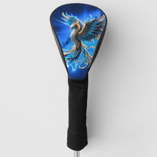 Phönix der Saphir-Dämmerung  Golf Headcover (Vorderseite)
