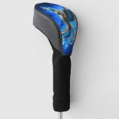 Phönix der Saphir-Dämmerung  Golf Headcover (angewinkelt)