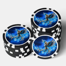 Phönix der Saphir-Dämmerung  Pokerchips