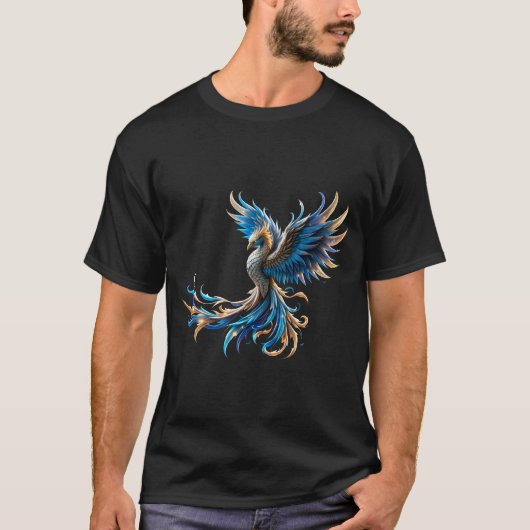 Phönix der Saphir-Dämmerung  T-Shirt (Vorderseite)