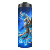 Phönix der Saphir-Dämmerung  Thermosbecher (Vorderseite)