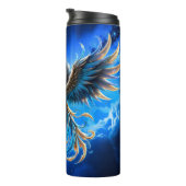 Phönix der Saphir-Dämmerung  Thermosbecher (Nach rechts gedreht)