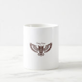Phönix-Eule – Feurige Vision Kaffeetasse (Mittel)