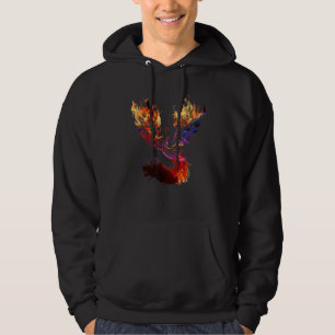 Phönix-Feuer-Vogel-Wiedergeburt steigt aus Asche R Hoodie