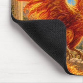 Phönix, Gothic Fantasy Monster Mousepad (Ecke)