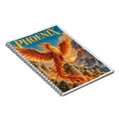 Phönix, Gothic Fantasy Monster Notizblock (Rechte Seite)