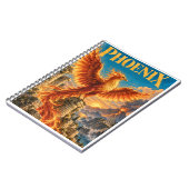 Phönix, Gothic Fantasy Monster Notizblock (Linke Seite)