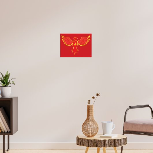 Phönix Poster (Wohnzimmer 3)