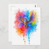 Phönix Postkarte (Vorne/Hinten)