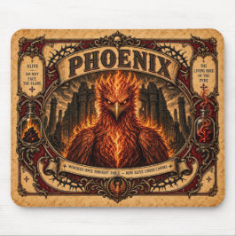 Phönix, Vintage-Zirkus-Monster Mousepad
