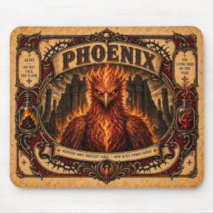 Phönix, Vintage-Zirkus-Monster Mousepad