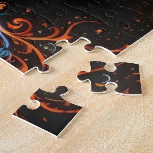 Phönix Vogel Puzzle (Seite)
