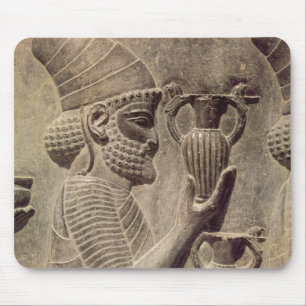 Phönizier, der zwei anbietend, Detailentlastung Mousepad